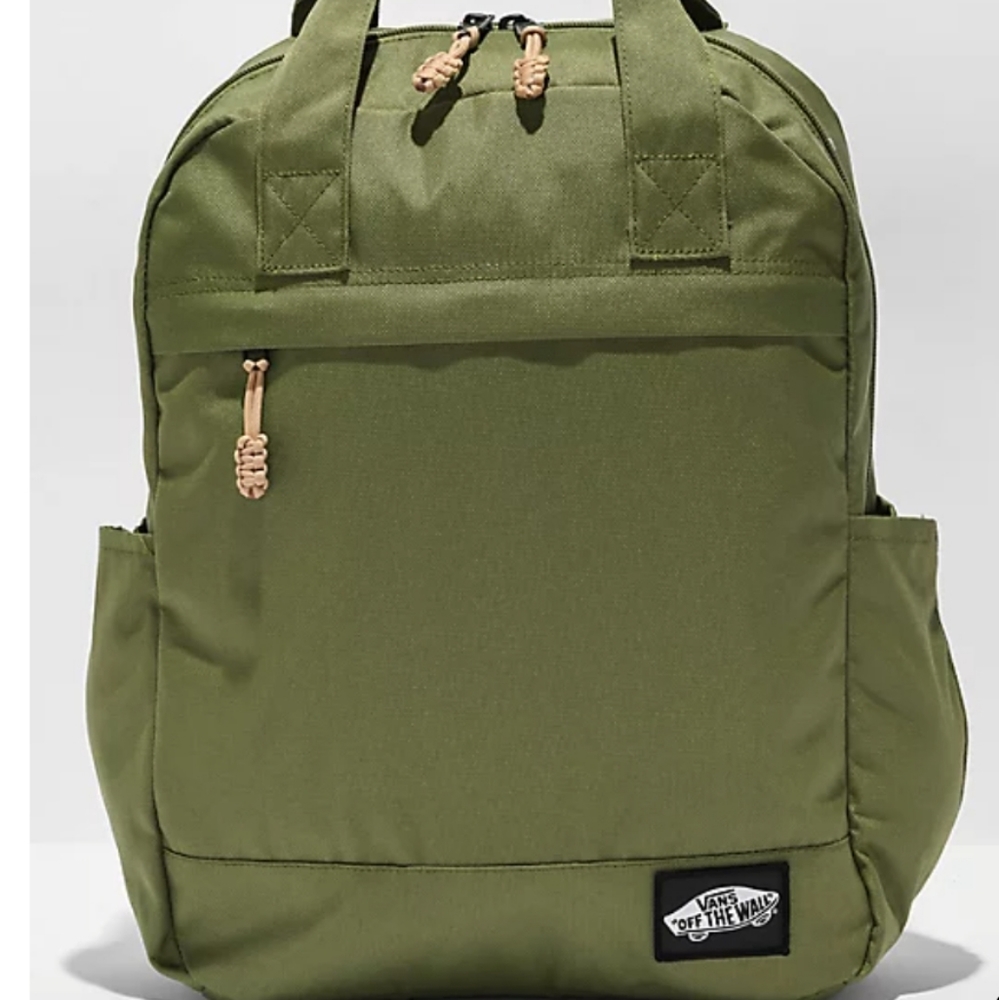 NEW! Vans Camden Loden Green Backpack NWT
